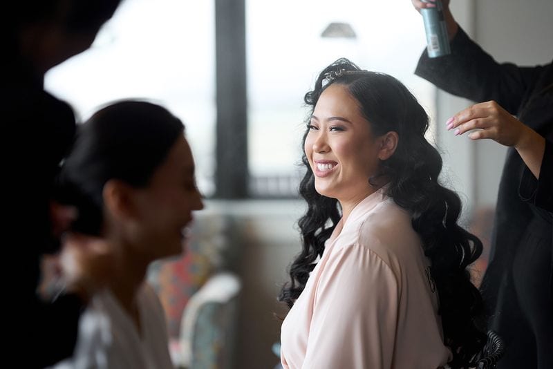 Noelle + Richie wedding — getting ready - girls