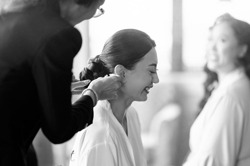 Noelle + Richie wedding — getting ready - girls