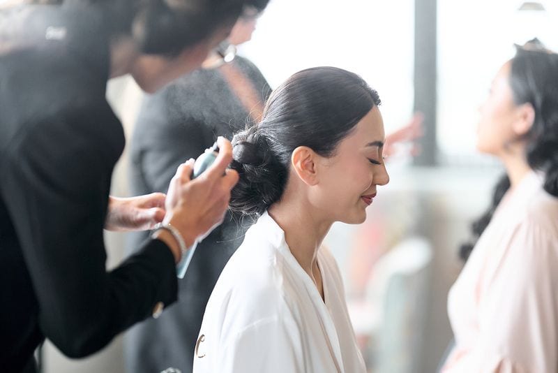 Noelle + Richie wedding — getting ready - girls
