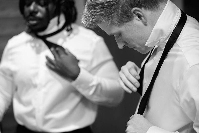 Noelle + Richie wedding — getting ready - guys