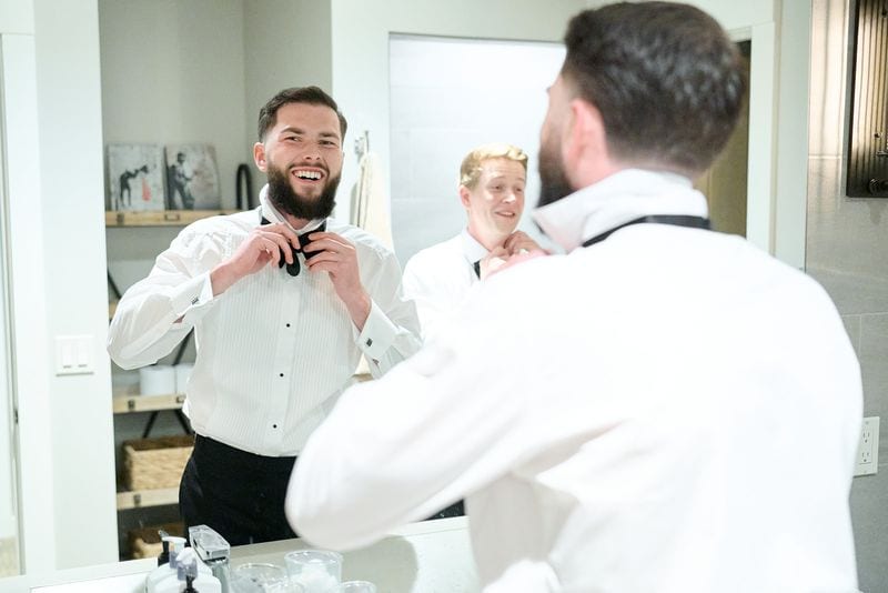 Noelle + Richie wedding — getting ready - guys