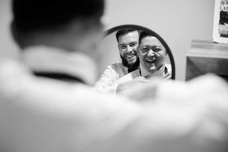 Noelle + Richie wedding — getting ready - guys