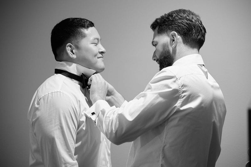 Noelle + Richie wedding — getting ready - guys