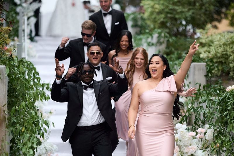 Noelle + Richie wedding — grand entrance