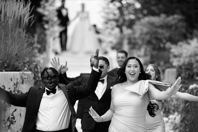 Noelle + Richie wedding — grand entrance