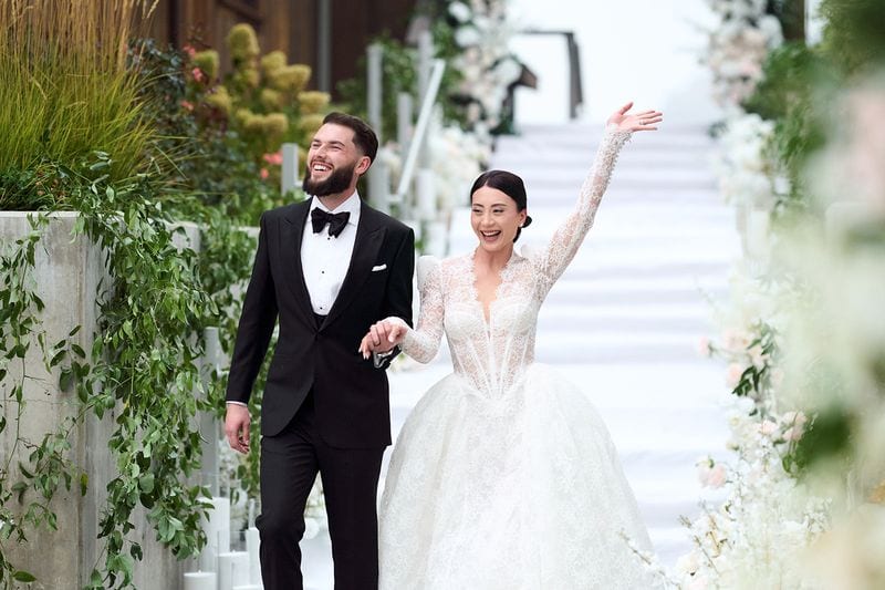 Noelle + Richie wedding — grand entrance