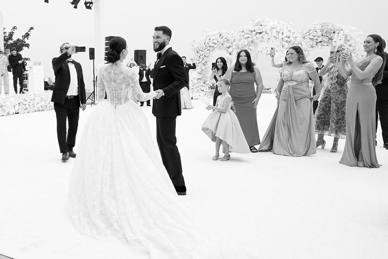 Noelle + Richie wedding — grand entrance