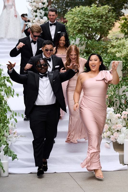 Noelle + Richie wedding — grand entrance