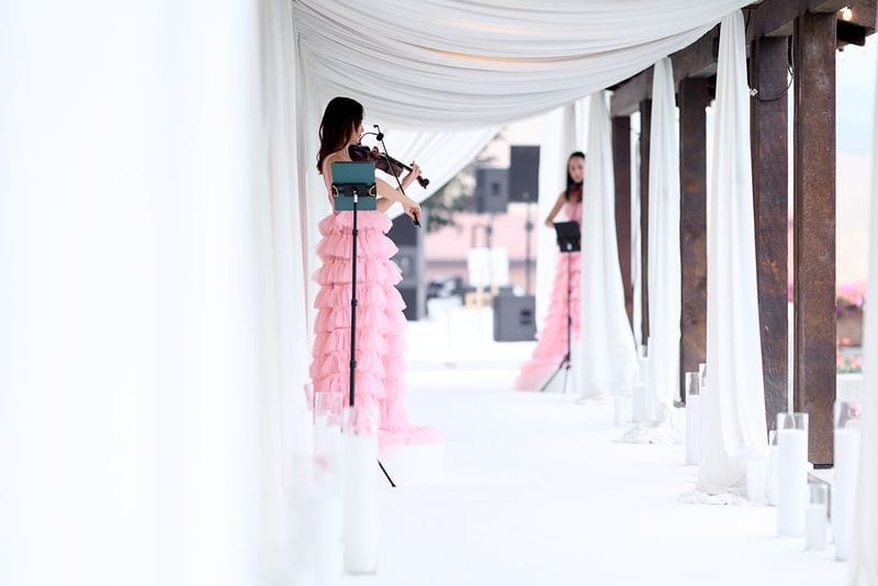 Noelle + Richie wedding — pre-ceremony