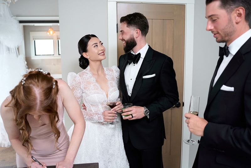 Noelle + Richie wedding — signing