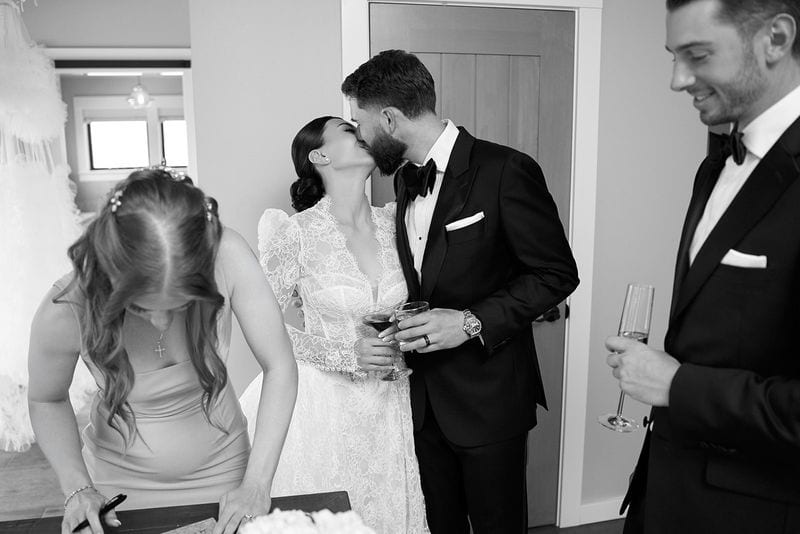 Noelle + Richie wedding — signing