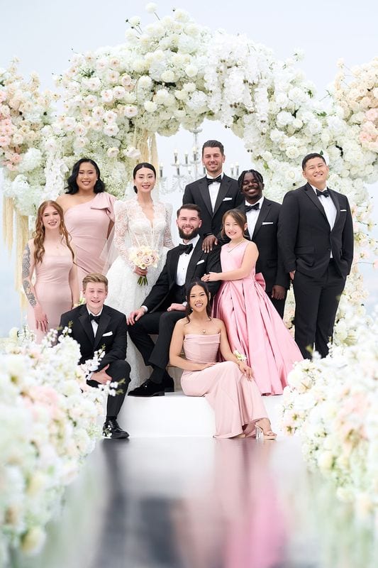 Noelle + Richie wedding — wedding party