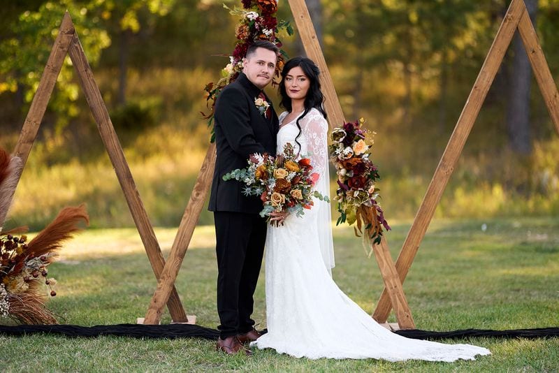 Whitney + Devon wedding — bride + groom