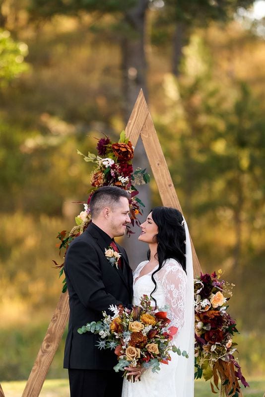 Whitney + Devon wedding — bride + groom