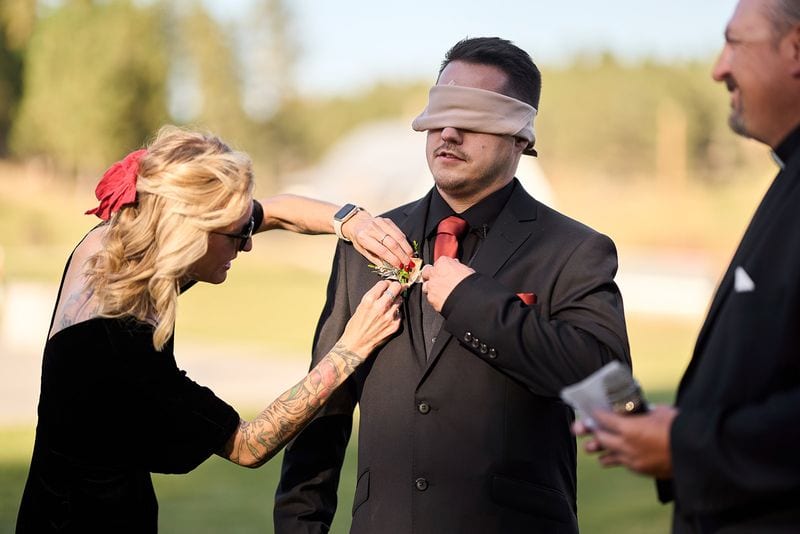 Whitney + Devon wedding — ceremony