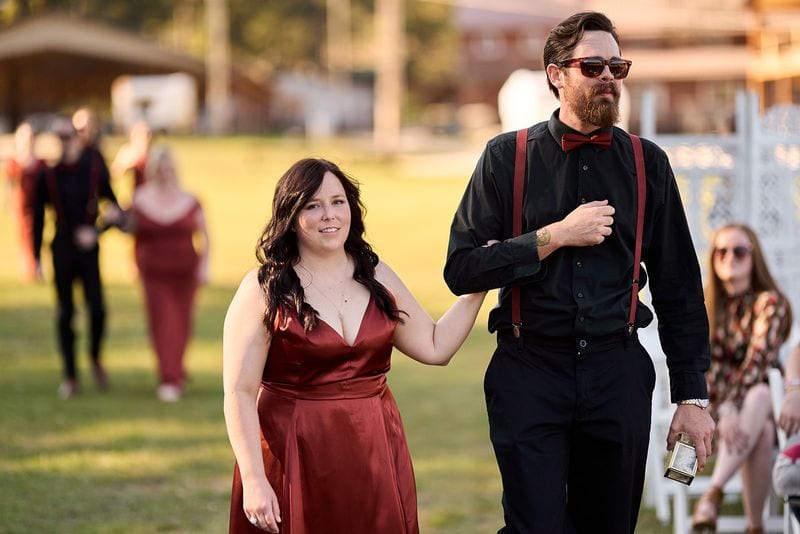 Whitney + Devon wedding — ceremony