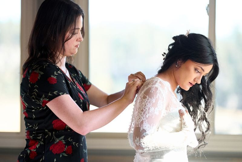 Whitney + Devon wedding — getting ready