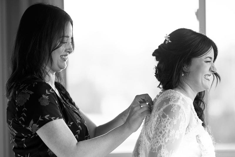 Whitney + Devon wedding — getting ready