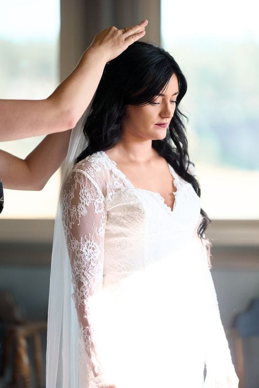 Whitney + Devon wedding — getting ready