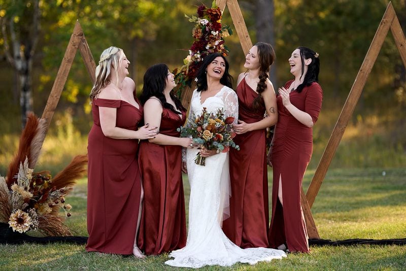 Whitney + Devon wedding — wedding party