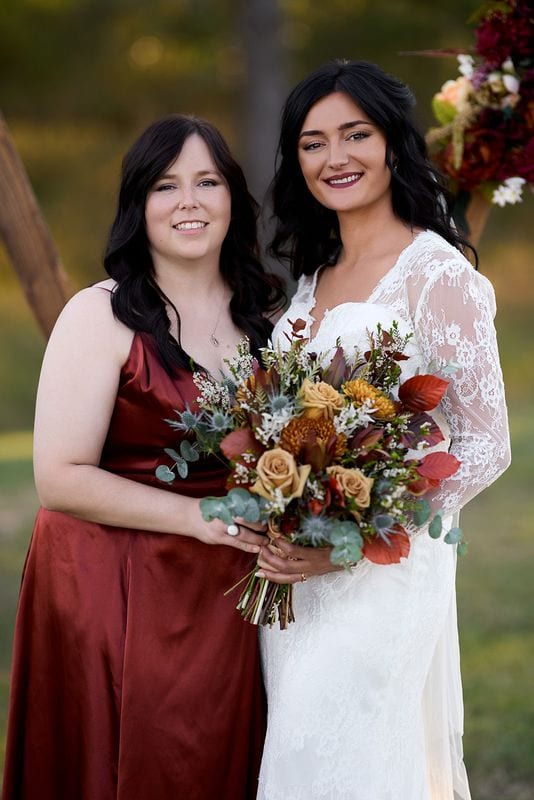 Whitney + Devon wedding — wedding party