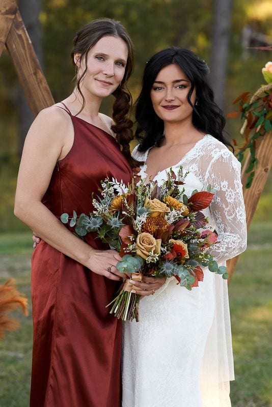 Whitney + Devon wedding — wedding party