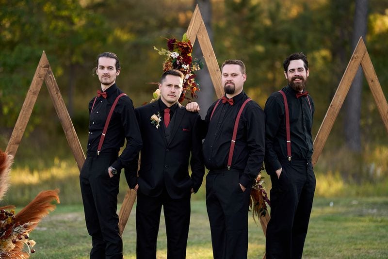 Whitney + Devon wedding — wedding party