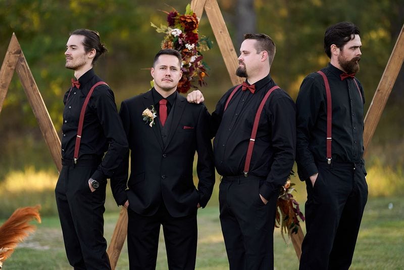 Whitney + Devon wedding — wedding party