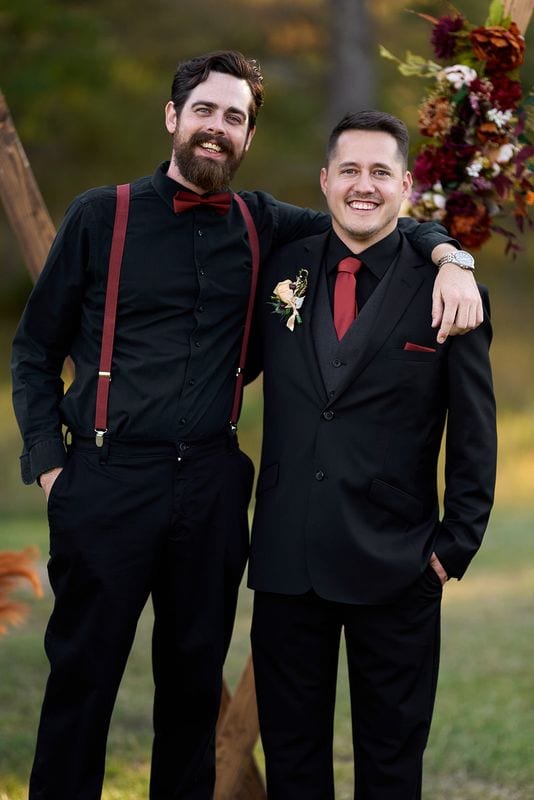 Whitney + Devon wedding — wedding party