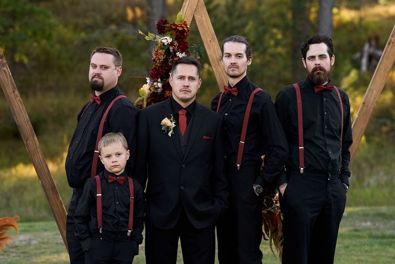 Whitney + Devon wedding — wedding party