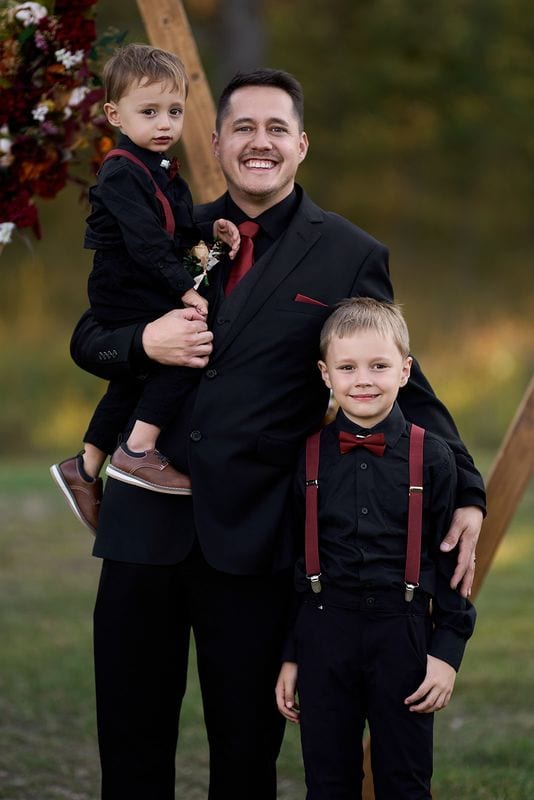 Whitney + Devon wedding — wedding party