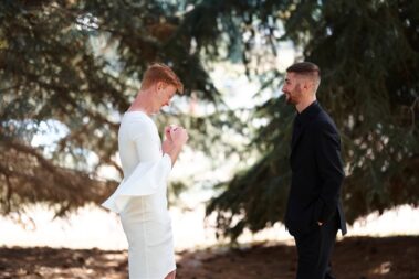 prank first look, photographed for Complete Weddings & Events, black hills receptions wedding, photographer near me, black hills wedding, fall wedding