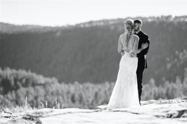 bride and groom photos falling rock, photographed for Complete Weddings & Events, black hills receptions wedding, photographer near me, black hills wedding, fall wedding