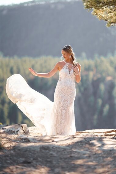 just the bride, photographed for Complete Weddings & Events, black hills receptions wedding, photographer near me, black hills wedding, fall wedding