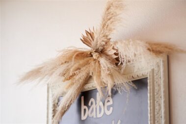 dried floral arrangement, kayly shae floral, photographed for Complete Weddings & Events, black hills barn wedding, barn at aspen acres wedding, spearfish wedding