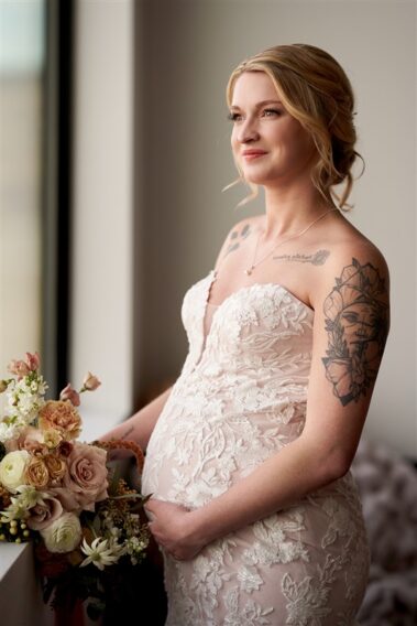 bridal portrait, photographed for Complete Weddings & Events, black hills barn wedding, barn at aspen acres wedding, spearfish wedding