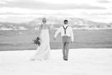 bride and groom portrait, winter wedding, photographed for Complete Weddings & Events, black hills barn wedding, barn at aspen acres wedding, spearfish wedding