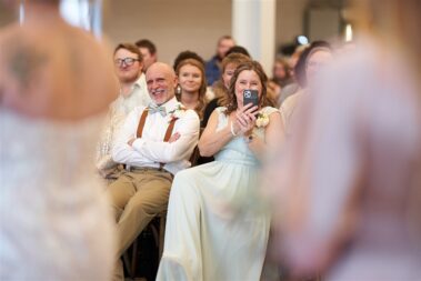 indoor wedding ceremony, winter wedding, photographed for Complete Weddings & Events, black hills barn wedding, barn at aspen acres wedding, spearfish wedding