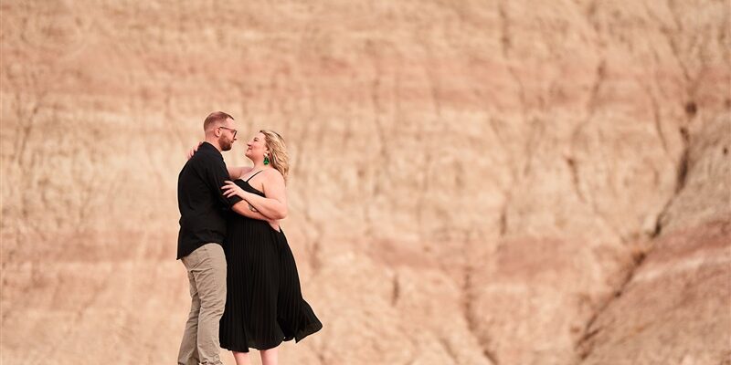 badlands engagement photos, black hills engagement photographer