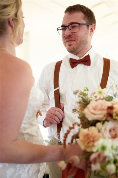 first look with brother, winter wedding, photographed for Complete Weddings & Events, black hills barn wedding, barn at aspen acres wedding, spearfish wedding