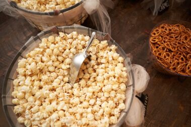sgt poppers popcorn, winter wedding, photographed for Complete Weddings & Events, black hills barn wedding, barn at aspen acres wedding, spearfish wedding