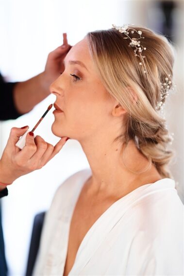 bride getting ready