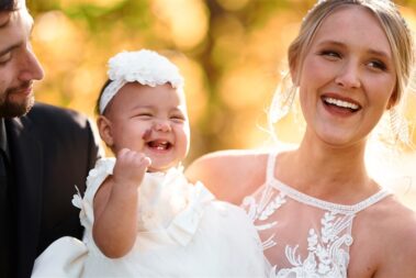 bride and her daughter at black hills receptions wedding