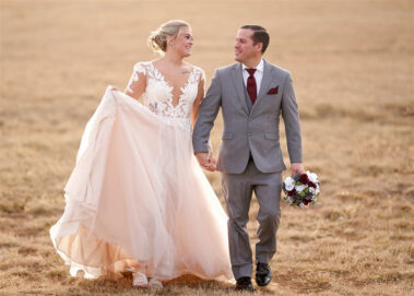 bride and groom wedding portraits at barn at aspen acres wedding black hills barn