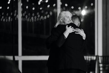 groom dancing with mother at black hills receptions wedding