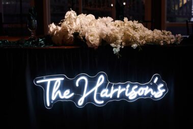 custom wedding neon sign